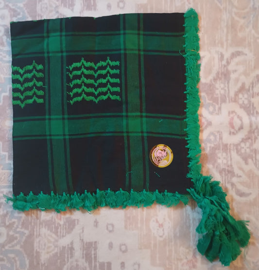 12 Pcs. of Machine Embroidery with Tassels SCARF/KHEFFIYA/YASHMAGH/ROMAL# FHYABB
