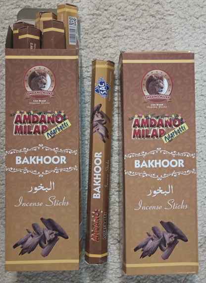 6 TUBES OF BAKHOOR INCENSE STICK # SACBR-Fast US Shipping