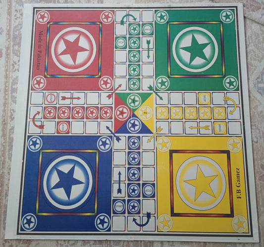 LUDO + 2 SNAKES & LADDERS GAME + SCRABBLE + WORLD CUP (24” x 24”) # PQ5IN1FB