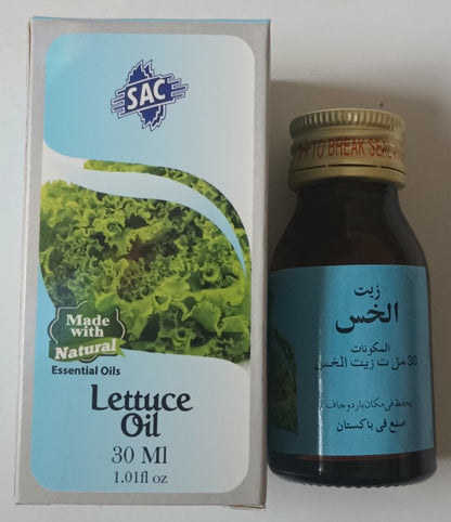 12 Bottles of 30 ml LETTUCE OIL-Made with Natural Essential Oils # SACLCE