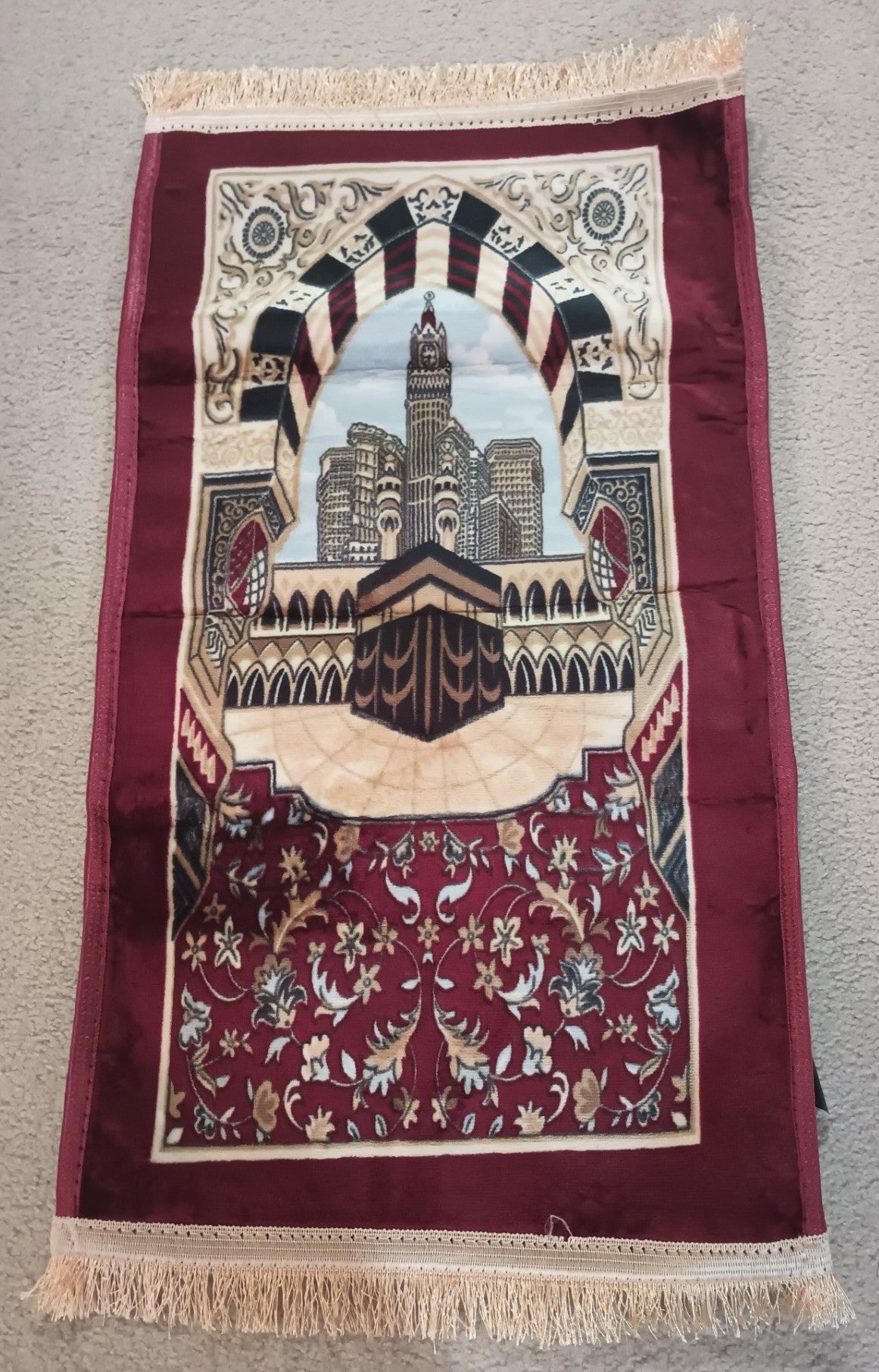 12 pieces of Prayer Rug (Ja-Namaaz/Prayer Mat/Sajjada) # A786C