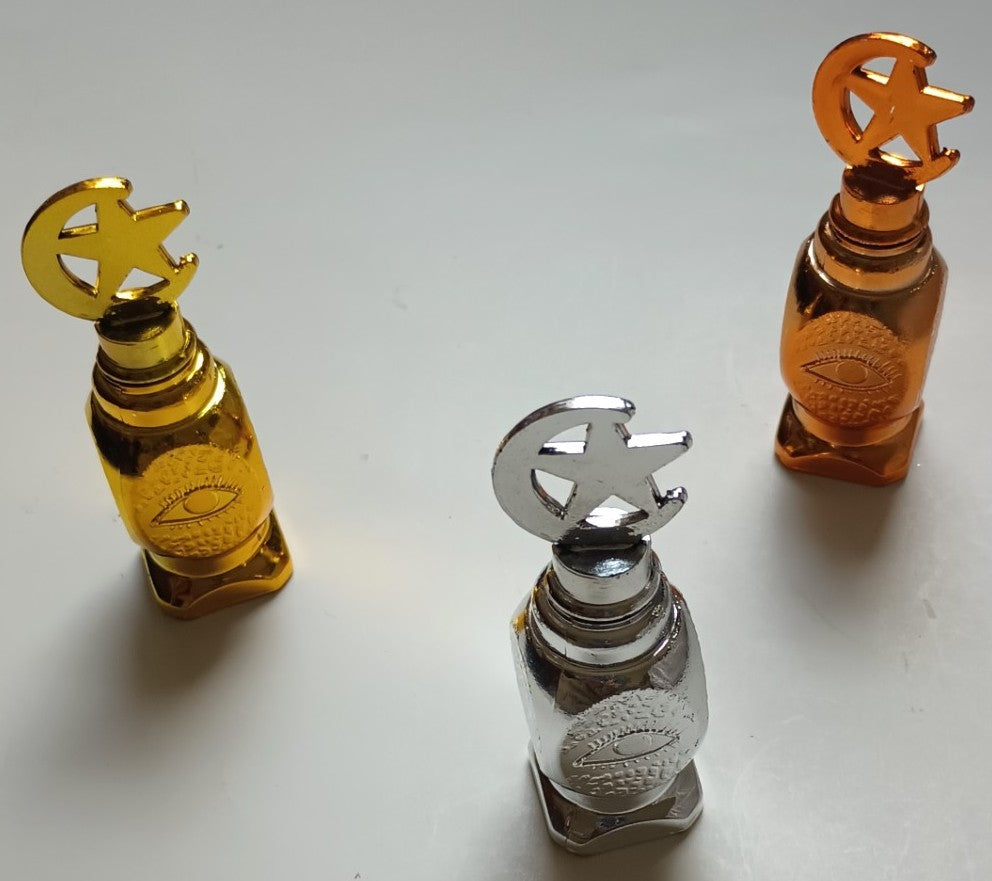 3 Pcs. Of Plastic Surma Dani/Kohl Container (With Applicator) # PSD