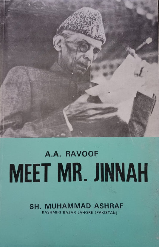 MEET MR. JINNAH by A. A. Ravoof # MMJAAR-US Fast Shipping