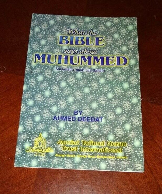 2 Copies of WHAT THE BIBLE SAYS ABOUT MUHAMMED (S.A.W.) Dawah Book) by A. Deedat