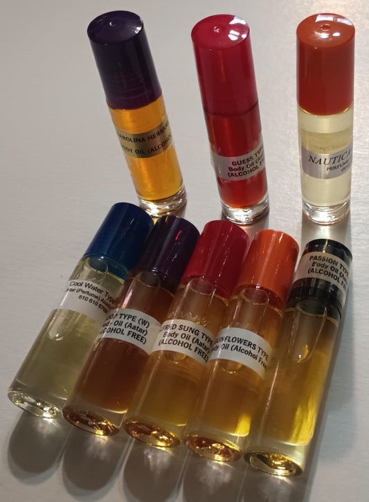 12 Bottles of DESIGNER ATTAR Alcohol Free # IZBA Ship from the US