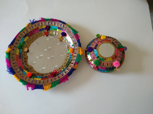 FANCY BASKET (2 Pcs. Set) 300FB (Wedding Gift) Handmade