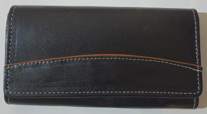 2 Pcs. Of Women's Large Capacity Genuine Leather Clutch Wallet #IZWCWW