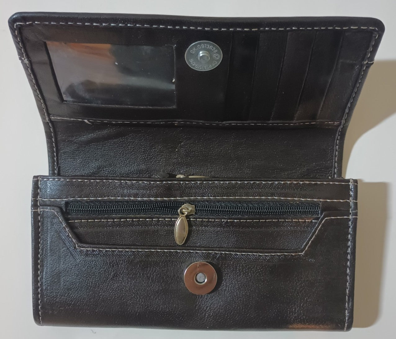 2 Pcs. Of Women's Large Capacity Genuine Leather Clutch Wallet #IZWCWW