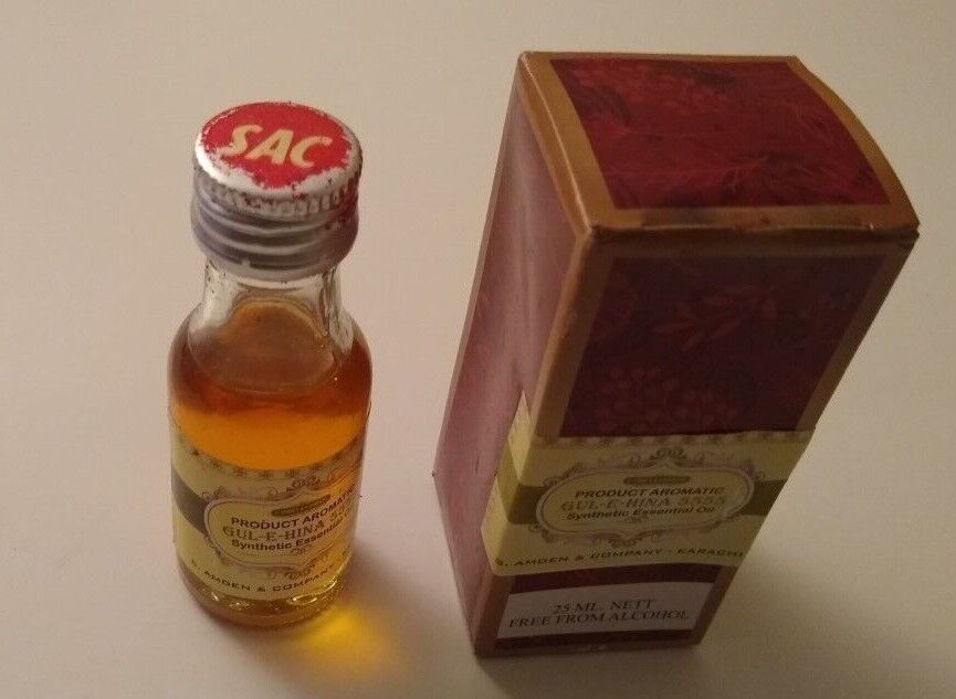 2 Bottles of GUL-E-HINA 5555 Perfume (Alcohol Free) Oil/ Attar -Aromatic Product