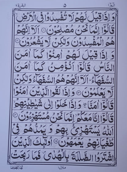 The Holy Quran in Arabic (30 Separate Part [Juz]) Sipara Set # ZQ200