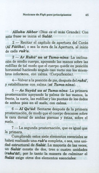 3 Copies of Nociones de Fiqh para principiantes (Spanish) الأسبانية #ASNDFPP