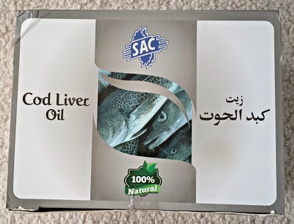 30 ml-COD LIVER OIL (100% Natural) by SAC #ACLO Fast the USA Shipping