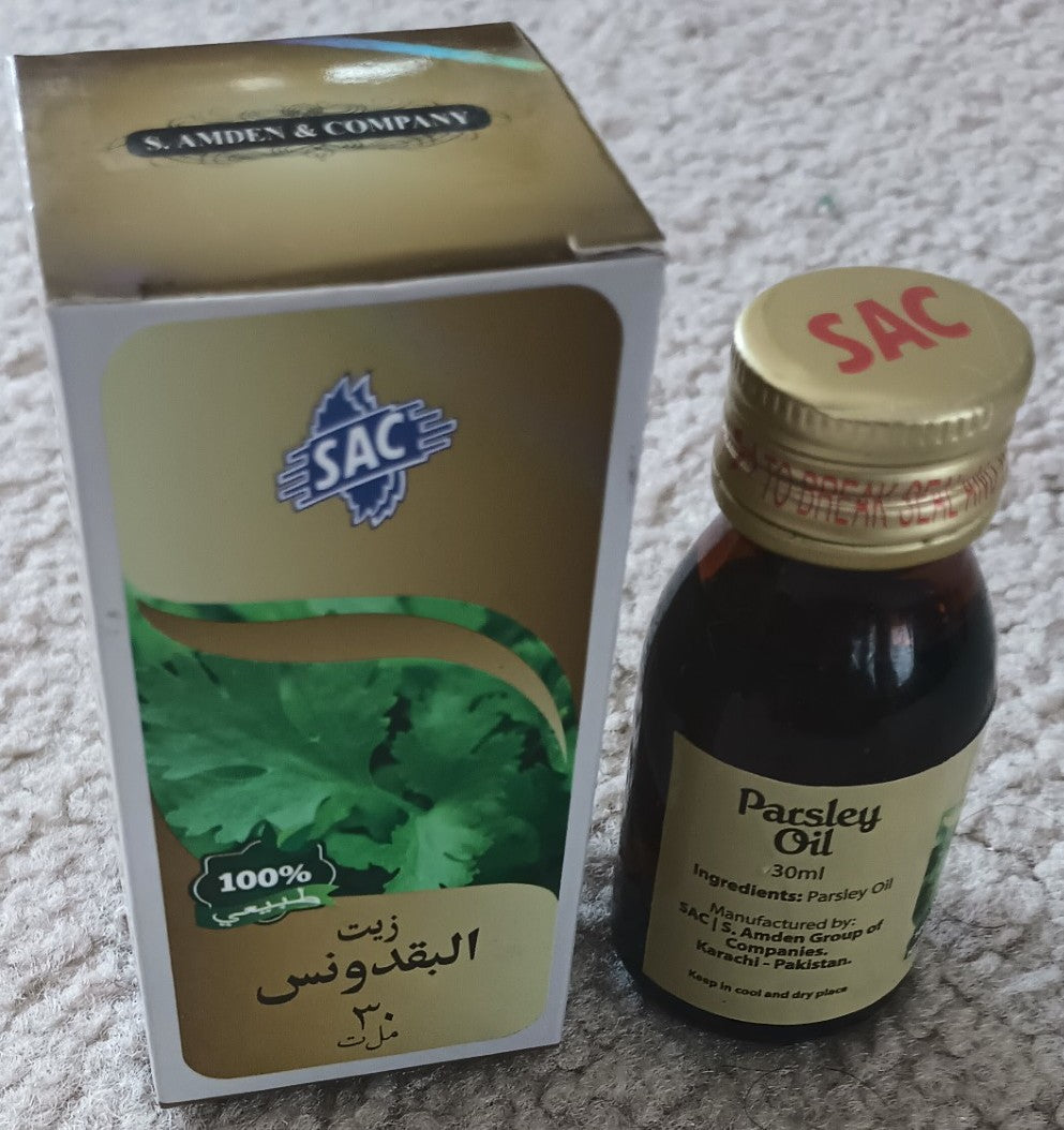 12 Bottles of 30 ml- PARSLY OIL 100% Natural #SACPY
