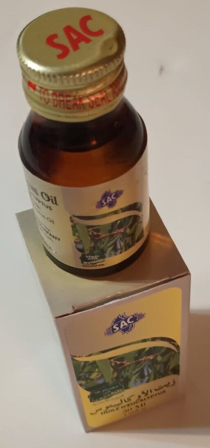 2 Bottles of 30 ml- EUCALYPTUS OIL Made with Natural Essential Oils by SAC #AEO