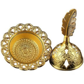 3 Pieces of Zinc Alloy Incense/Frankincense/Bakhoor/Loban Burner #6SRTCBB