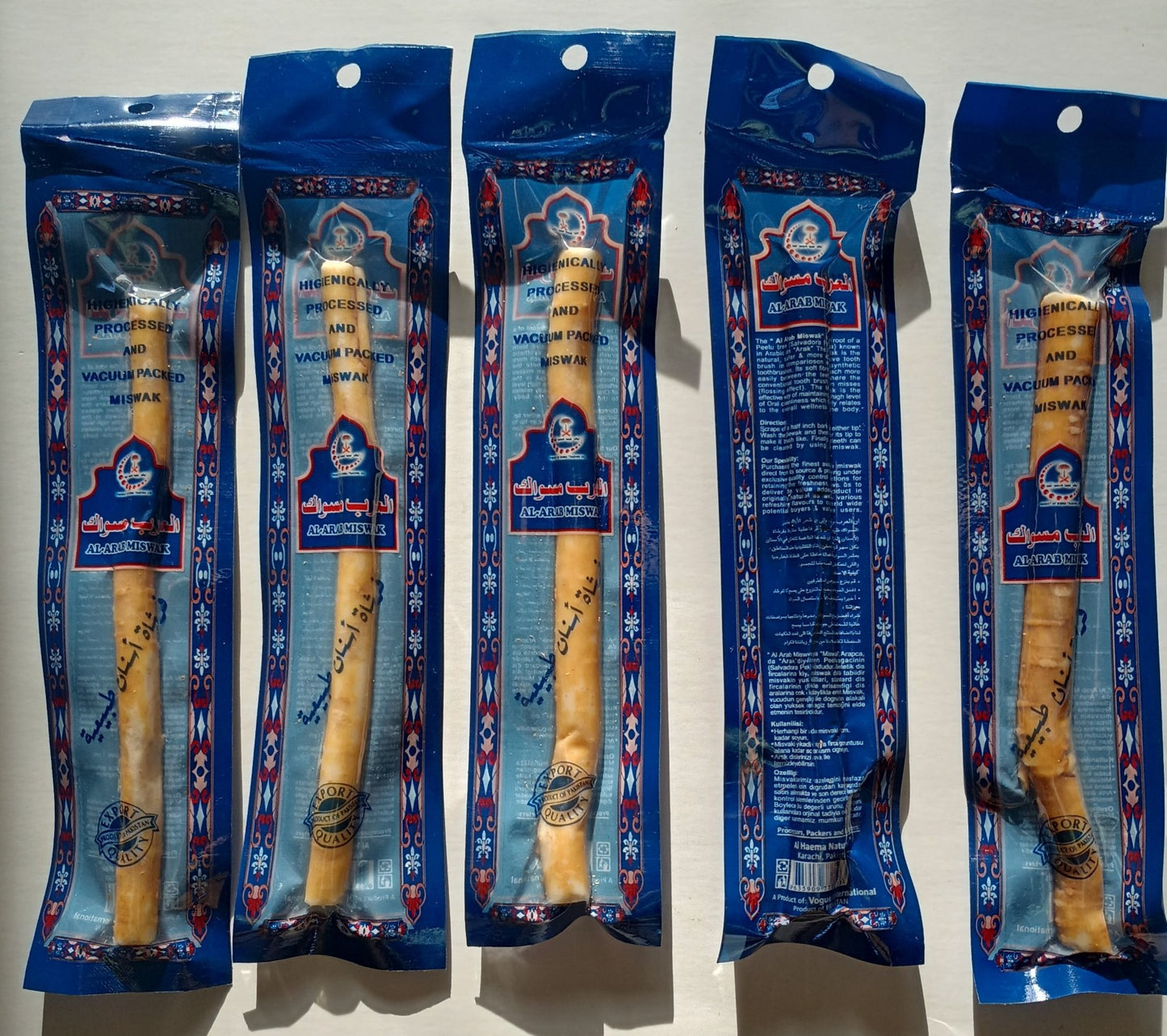 6 AL-ARAB Miswak Natural Toothbrush Stick-SEWAK Stick Meswak PEELU brush # 6AAMS
