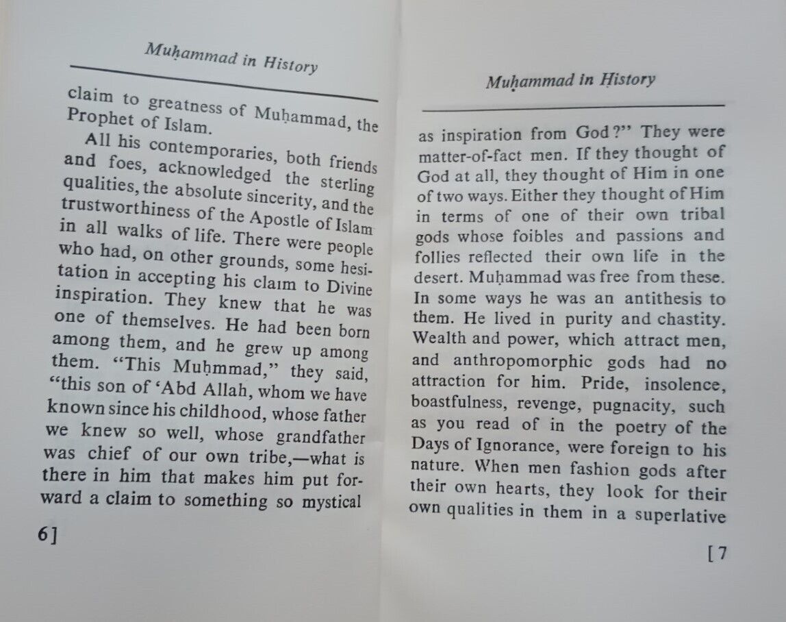 MUHAMMAD (S.A.W.) in HISTORY by Abdullah Yusuf Ali #MIHAP  US Fast Shipping