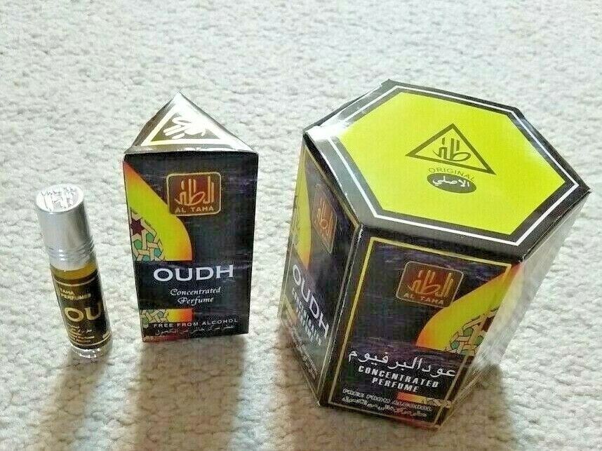 Oudh Concentrated Perfume 3 Bottles by Al-Taha (Attar/Oil/Itr) Best Gift