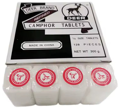128 Pieces of CAMPHOR TABLETS أقراص الكافور # JXFDCT-Fast US Shipping