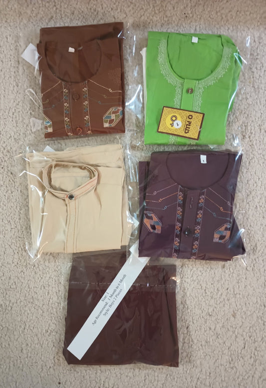 19 Pairs Boys Children 2 pcs. Salwar Kameez