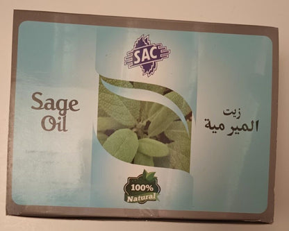 2 Bottles of 30 ml-SAGE OIL (100% Natural) by SAC #ASEO Fast the USA Shipping