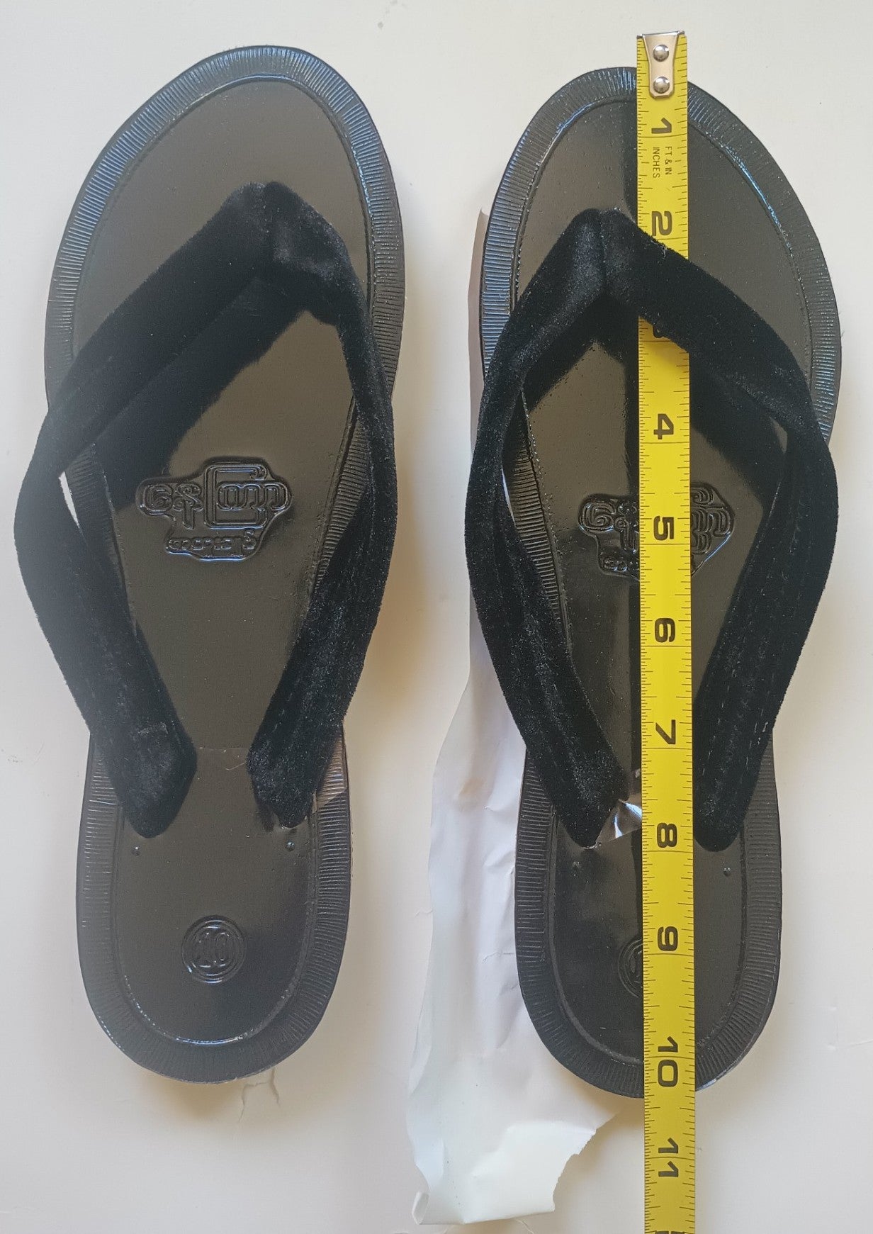 HANDMADE MYANMAR TRADITIONAL FLIP FLOP Leather Mandalay SLIPPER (Size 10)