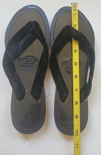 HANDMADE MYANMAR TRADITIONAL FLIP FLOP Leather Mandalay SLIPPER (Size 8)