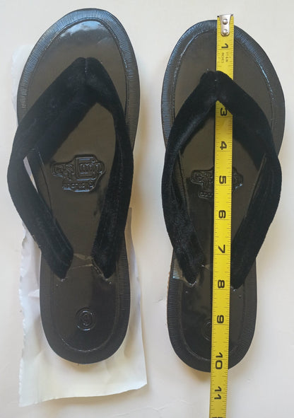 HANDMADE MYANMAR TRADITIONAL FLIP FLOP Leather Mandalay SLIPPER (Size 9)