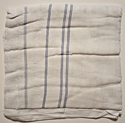 2.5 Yards 2 Pcs. of WHITE Turban/Imama/Pagri Fabric [Madrasa Students Gifts] TPW