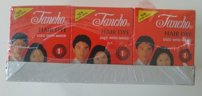 2 TANCHO NATURAL BLACK HAIR DYE-Free Sample of Treatment Hair Cream TBHDI2