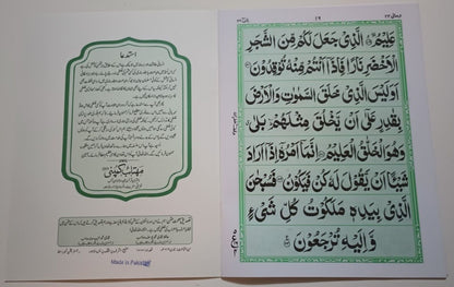 12 Copies-LARGE PRINT YASEEN (Arabic Only) #12MC77 Fast US Shipping