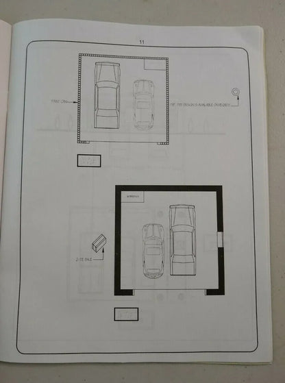 2 Copies of CLASSIC GARAGE PLANS by Ibrahim Vaid (Fast US Ship.)