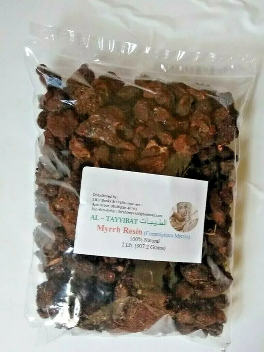 MYRRH RESIN (Commiphora Myrrha) 2 Lb. (907.2 Grams) [Gift for Religious Place]