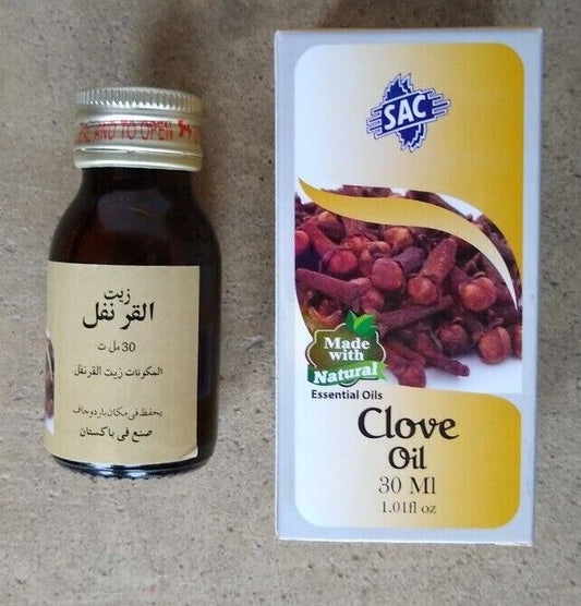 12 Bottles of CLOVE OIL by SAC [Fast the USA Shipping] SACCO