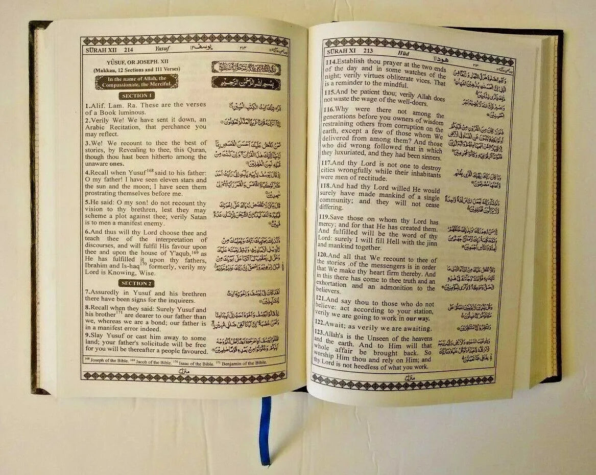 The HOLY QURAN(Arabic+English+Foot Notes)by Maulana Abdul Majid Daryabadi 268-B