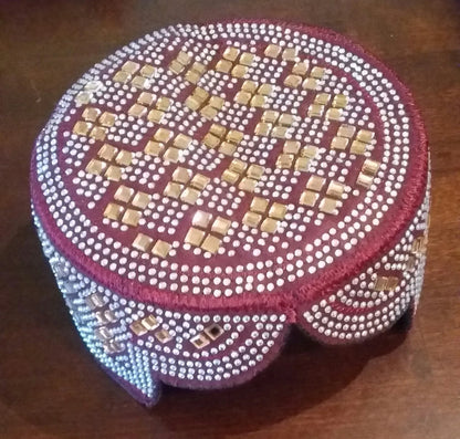 12 X Sindhi Balochi Mens Hat/Cap/Kufi/Topi Hat Pakistan [Fast USA shipping]