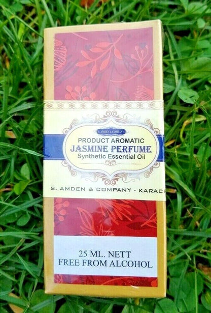 JASMINE عطر الياسمين Perfume 2 BOTTLES  (Alcohol Free)Oil/ Attar (Aromatic )