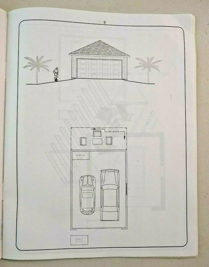 2 Copies of CLASSIC GARAGE PLANS by Ibrahim Vaid (Fast US Ship.)