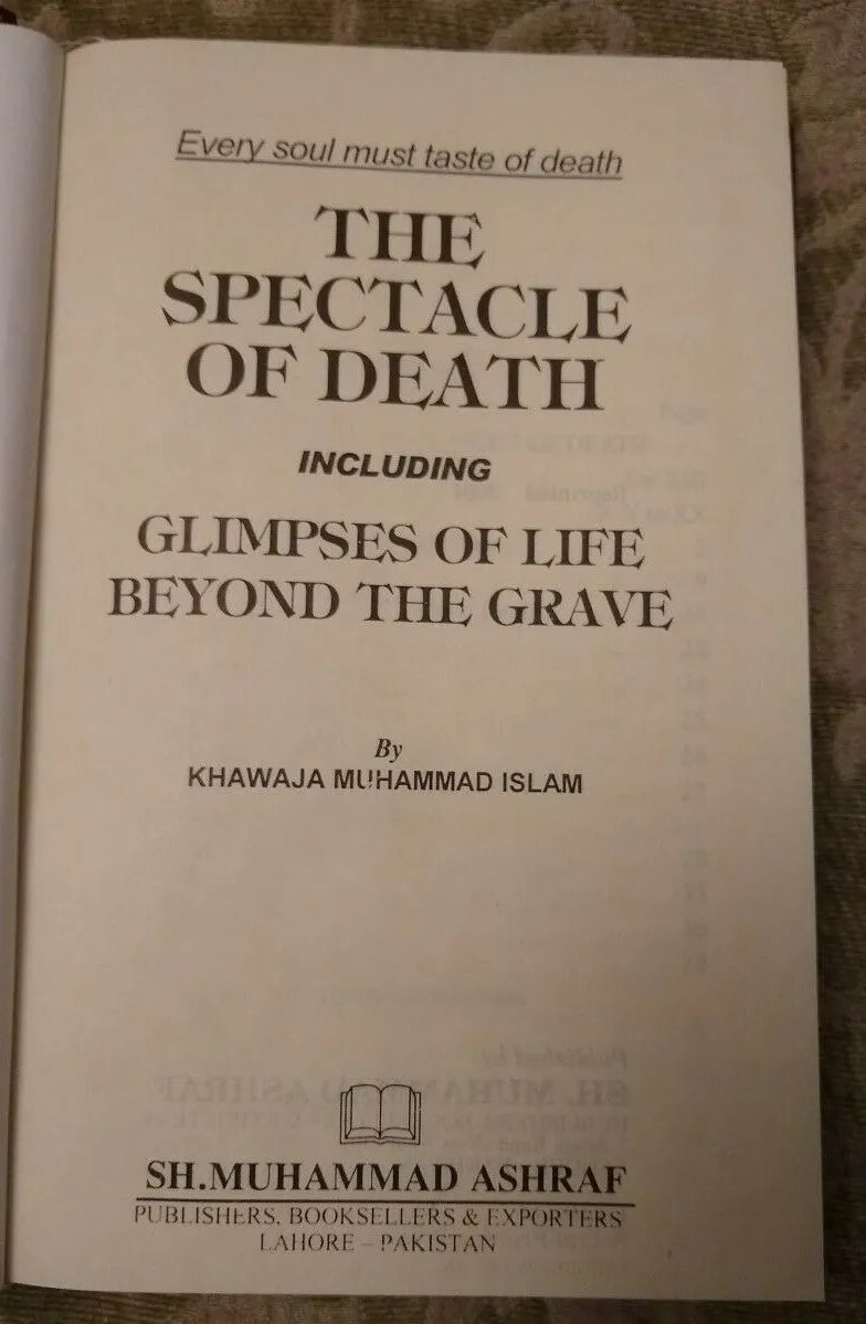 The SPECTACLE of DEATH (Including Glimpses of Life Beyond the Grave) #MATSOD