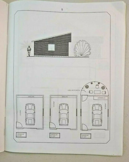 2 Copies of CLASSIC GARAGE PLANS by Ibrahim Vaid (Fast US Ship.)